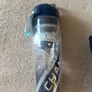 tervis Navy and Clear 24oz Sports Water Bottle with Team Graphics